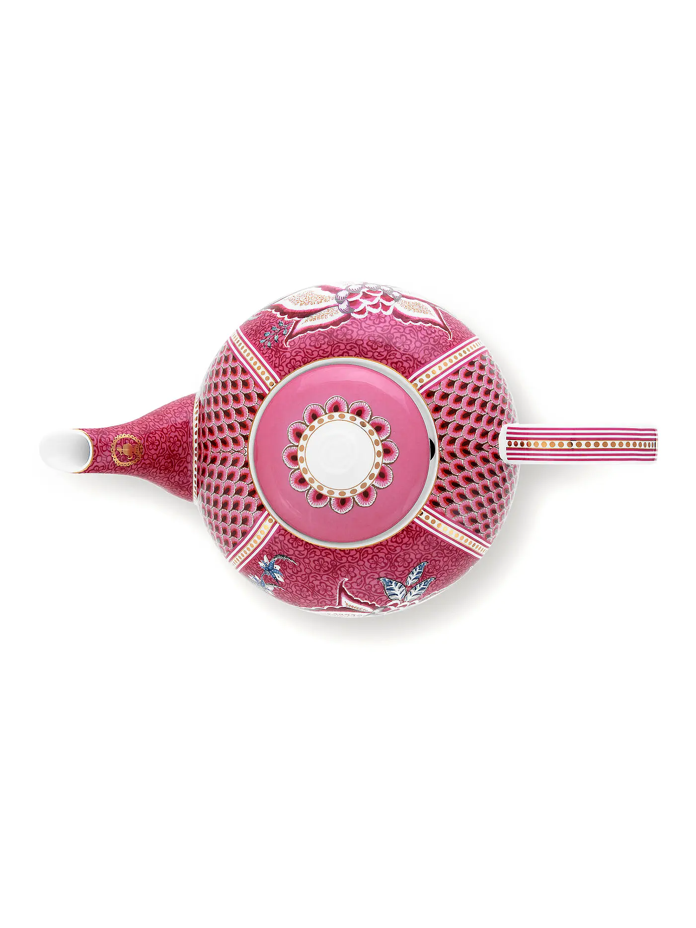PIP STUDIO | Teekanne Large 1600ml Flower Festival Dark Pink | 
